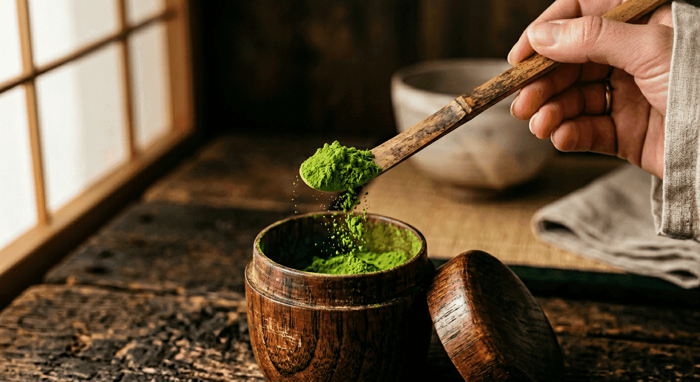 Chashaku — Cuillère Doseur Bambou — miniature 2